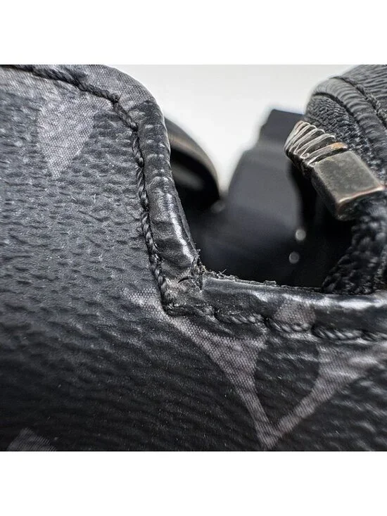 Louis Vuitton Dop Kit Pouch Travel Bag Second Damier Graphite Black - Picture 5 of 10